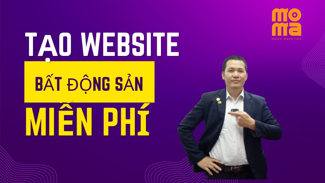 Thiết kế website bất động sản miễn phí moma